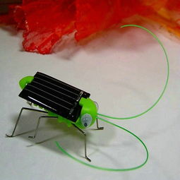 太阳能益智玩具蚂蚱 集成电路设计赋能绿色童年